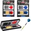 TEDDIES Dartpfeile mit Metallspitze / 3er-Set / Etui / Farbmix