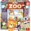Educa Memo ZOO Spiel / Pexeso / 3 Spielvarianten / 18 Tiere