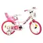 Dino Bikes 16" weiß mit rosa Aufdruck / Kinderfahrrad