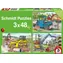 Schmidt Puzzle Auf der Baustelle / 3x48 Teile / 26,3 x 17,8 cm