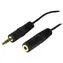 StarTech Audio-Verlängerungskabel 3,5 mm, 3,7 m, schwarz / Audio-Verlängerungskabel / 3,5-mm-Klinkenstecker