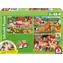 Schmidt Puzzle Tiere auf dem Bauernhof / 3x48 Teile / 26,3 x 17,8 cm