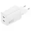 4smarts PDPlug Dual 45W GaN weiß / Ladegerät / GaN / 2x USB-C / Power Delivery 3.0
