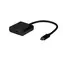 EFB USB-C - HDMI schwarz / Adapterkabel / 4K 30Hz / HDCP 1.4 / 0,15 m