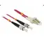 OPTIX LC-ST / Optisches Patchkabel / 50/125 / OM4 / Duplex / 15 m