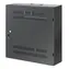 Intellinet Wandmontage-Rack 4 HE 540 x 550 mm schwarz / Rack / 19" / Geschlossenes Gehäuse / Tragfähigkeit 60 kg / Metall