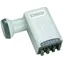 Schwaiger Octo-Switch LNB 40 mm hellgrau / Satellitenkonverter / 8 Ausgänge / 950-2150 MHz / wasserdicht
