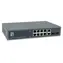 LevelOne GEP-1221 / PoE+-Switch / 8x GbE PoE+ / 2x GE / 2x SFP / 150 W / Unmanaged / 19" Metallgehäuse