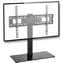 Schwaiger TV-Tischständer, schwarz / TV-Ständer / 37" - 70" / VESA 200x200-600x400 / max. 40 kg / drehbar