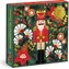Galison Metallisches quadratisches Puzzle „Der fröhliche Nussknacker“ / 500 Teile / Größe 50,8 × 50,8 cm