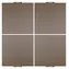 Elegoo PEI-Druckplatte OrangeStorm Giga / Druckplatte / magnetisch / 4er-Set