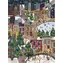 Galison Metallic-Puzzle Glitzernde Stadt / 1000 Teile / 51 x 69 cm / inkl. Vorlage