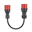 go-e Adapter CEE 16A/32A CH-04-32 schwarz / Ladeadapter / Für Gemini flex 11 kW / IP55 / Länge 30 cm