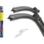Compass Flachwischer-Set (CUBE16) 610+610 mm / Flachwischer / Fahrer- und Beifahrerseite / VW T5/T6, Amarok