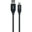 Schwaiger USB-A-auf-USB-C-Kabel, schwarz / Datenkabel / USB 3.2 Gen 2 / 5 Gbit/s / 0,15 m