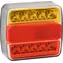 Compass -LED-Kombinationsleuchte / Taschenlampe / 12 V / Blinker, Bremslicht, Umrissleuchte, Kennzeichenbeleuchtung / E4-Homologation