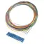 Xtendlan Optisches Pigtail LC / Optisches Pigtail / 9/125 / 0,9 mm / 1 m / Set mit 12 Stück, verschiedene Farben / G.652d / LS0H