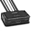 Lindy 42344 / KVM-Switch / 2 Ports / DisplayPort 1.2 / USB 2.0 / Audio / 4K 60Hz