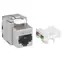 Intellinet Keystone-Modul Cat6a FTP silber / Keystone-Modul / RJ-45 / IDC / geschirmt / werkzeuglos