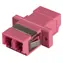 Lindy Optischer Koppler LC/LC rosa / Multimode / Keramikferrule / Duplex