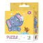 DODO Puzzle Elefant / 16 Teile / 22 x 22 cm