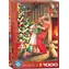 EUROGRAPHICS Puzzle Weihnachtsüberraschung / 1000 Teile / ungewöhnliche Teileformen / 48 × 68 cm