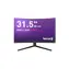 31,5" TERRA 3285W HA Schwarz / Monitor / VA / QHD / 180Hz / Gebogen / HDMI / DP / USB-C
