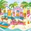 MAGNOLIA Puzzle Strandhütten / 1023 Teile / 60 x 60 cm