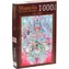MAGNOLIA Puzzle Weißes Kaninchen / 1000 Teile / 48 x 68 cm