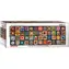 EUROGRAPHICS Panoramapuzzle: Farbenfrohes Quadrat-Lernen / 1000 Teile / 99 x 33 cm