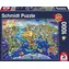 Schmidt Puzzle Entdecke die Welt / 1000 Teile