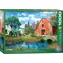 EUROGRAPHICS Puzzle Rote Scheune / 1000 Teile / 68 x 48 cm