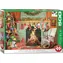 EUROGRAPHICS Puzzle Weihnachten am Kamin XL / 500 Teile / extra große Teile / 68 × 49 cm