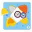 DODO Puzzle-Rakete / 5 Teile