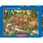 HEYE Puzzle Cartoon Classics: Happy Farm / 1000 Teile / 70 x 50 cm
