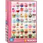 EUROGRAPHICS Puzzle Cupcakes Celebration / 1000 Teile / 48,9 x 67,6 cm