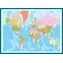 EUROGRAPHICS Puzzle Weltkarte / 1000 Teile / 67,6 x 48,9 cm