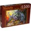 MAGNOLIA Puzzle Blauer Drache mit Schatz / 1000 Teile / 68 x 48 cm