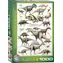 EUROGRAPHICS Puzzle Welt der Dinosaurier: Kreidezeit / 1000 Teile / 48,89 × 67,63 cm