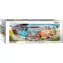 EUROGRAPHICS Panorama-Puzzle Bunte Busse / 1000 Teile / 99 x 33 cm