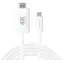 4smarts USB-C-auf-HDMI-Kabel, 2 m, weiß / Kabel / 4K 60 Hz