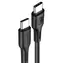USAMS U43 US-SJ459 schwarz / Datenkabel / USB-C - USB-C / 100W PD / 5A / 1,2 m