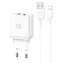 USAMS HC HCXLTZ01 weiß / Netzladegerät / 18 W / 2x USB-A / + Lightning-auf-USB-A-Kabel