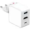 4smarts Flex Adapter Hub weiß / Ladeadapter mit HDMI-Ausgang / GaN / 65 W / 2x USB-C + USB-A / HDMI 4K 30 Hz