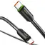 USAMS SJ734 schwarz / Datenkabel / USB-C - USB-C / PD 60W / 1 m
