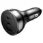 4smarts VoltRoad Ultimate 160W schwarz / Autoladegerät / 2x USB-C + USB-A / USB-C PD 100W / 12V/24V Fahrzeuge / Schnellladung