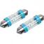 Compass -LED-Lampe SV8.5, 38 mm, blau, 2 Stück / Autolampe / 4X LED / 12 V