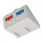 Solarix Französisches Design Weiß / Modul / 45x45 mm / 2x Keystone / Abgewinkelt