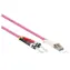 Mercodan Optisches Patchkabel LC-ST OM4 / Patchkabel / Multimode / Duplex