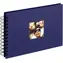 Walther Fotoalbum in Fun Blue / Spiralbindung / 23 × 17 cm / 40 schwarze Seiten